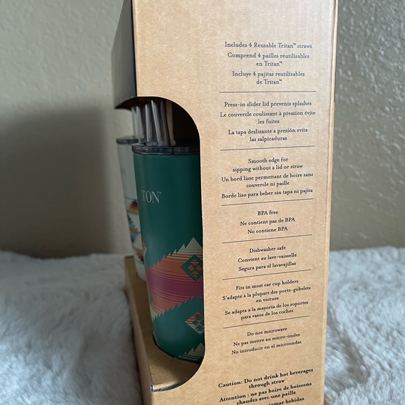 SOLD Pendleton Tumbler Set - Picture 4 of 6